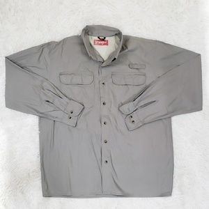 Large Wrangler short sleeve button down
